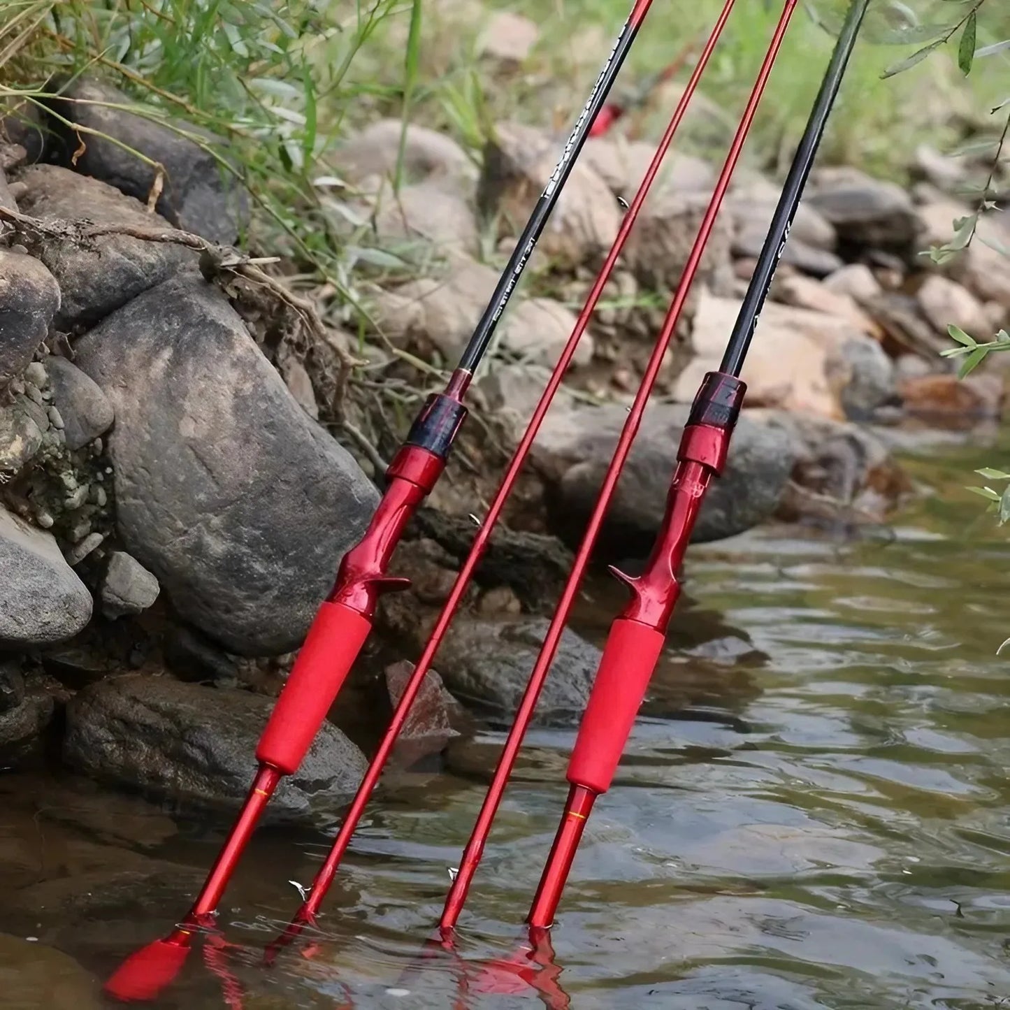 Carbon Fiber Fly Rod With Ceramic Guide Rings Ultralight