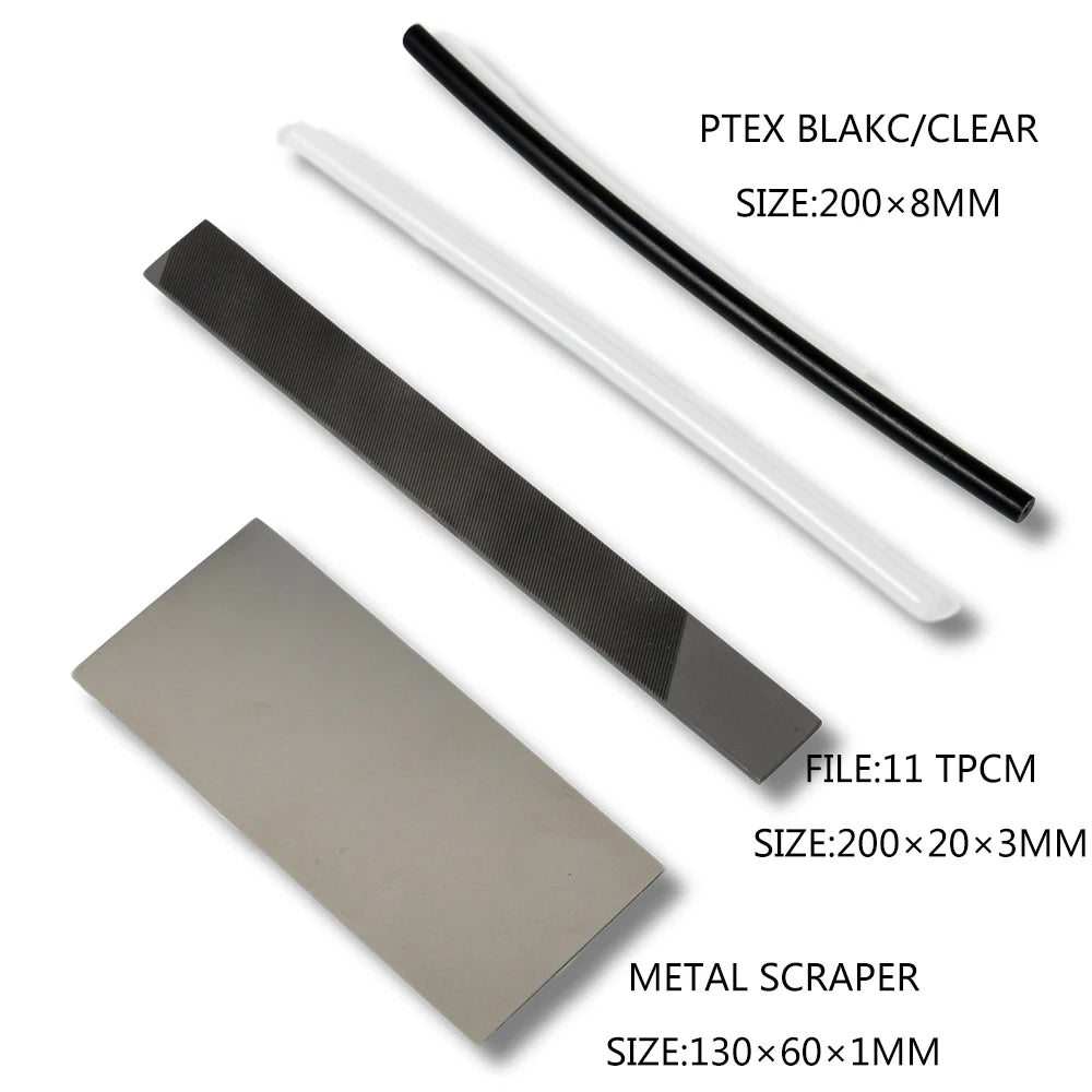 XCMAN Ski Snowboard Waxing And Tuning Brush Kit With Scrapers