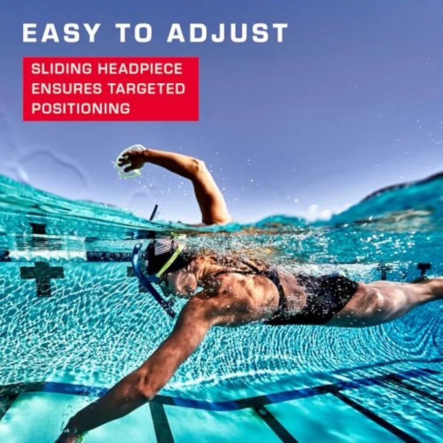 Ultralite Elite Swim Snorkel - Adult Snorkeling Gear for Swimming Training - Ultra-Lightweight and Comfortable for Body Alignme