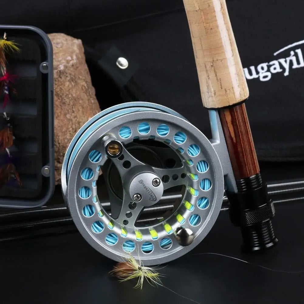 Fly Fishing Rod and Reel Combo Kit Saltwater and Freshwater