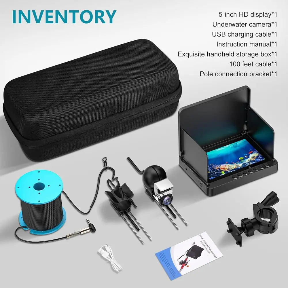 HD LCD Portable Fish Finder With Night Vision Ice Fishing