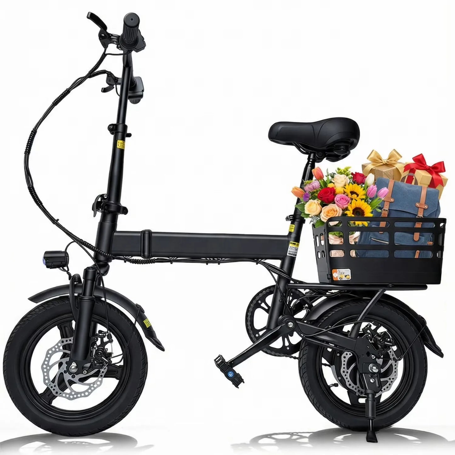 Folding Electric Bicycle 500W Lithium Battery Urban Commuter