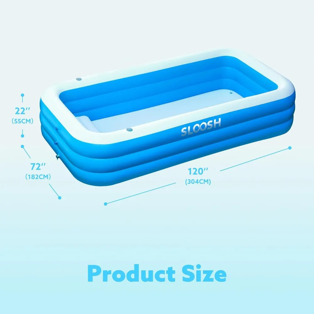 Joyfy Family Inflatable Pool For Backyard Water Fun