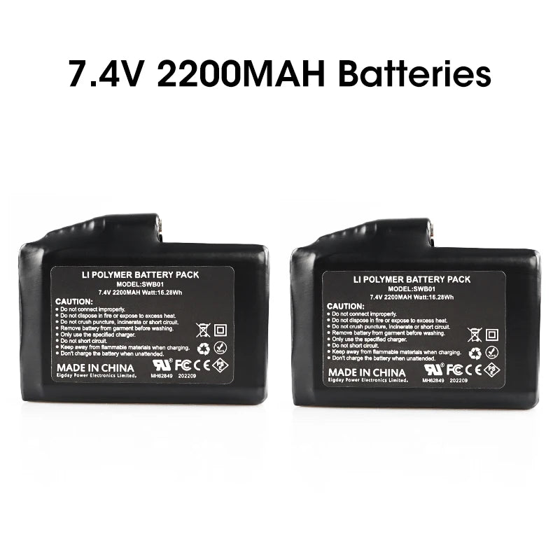 Snow Deer Rechargeable Battery Charger With 2200mAh Battery