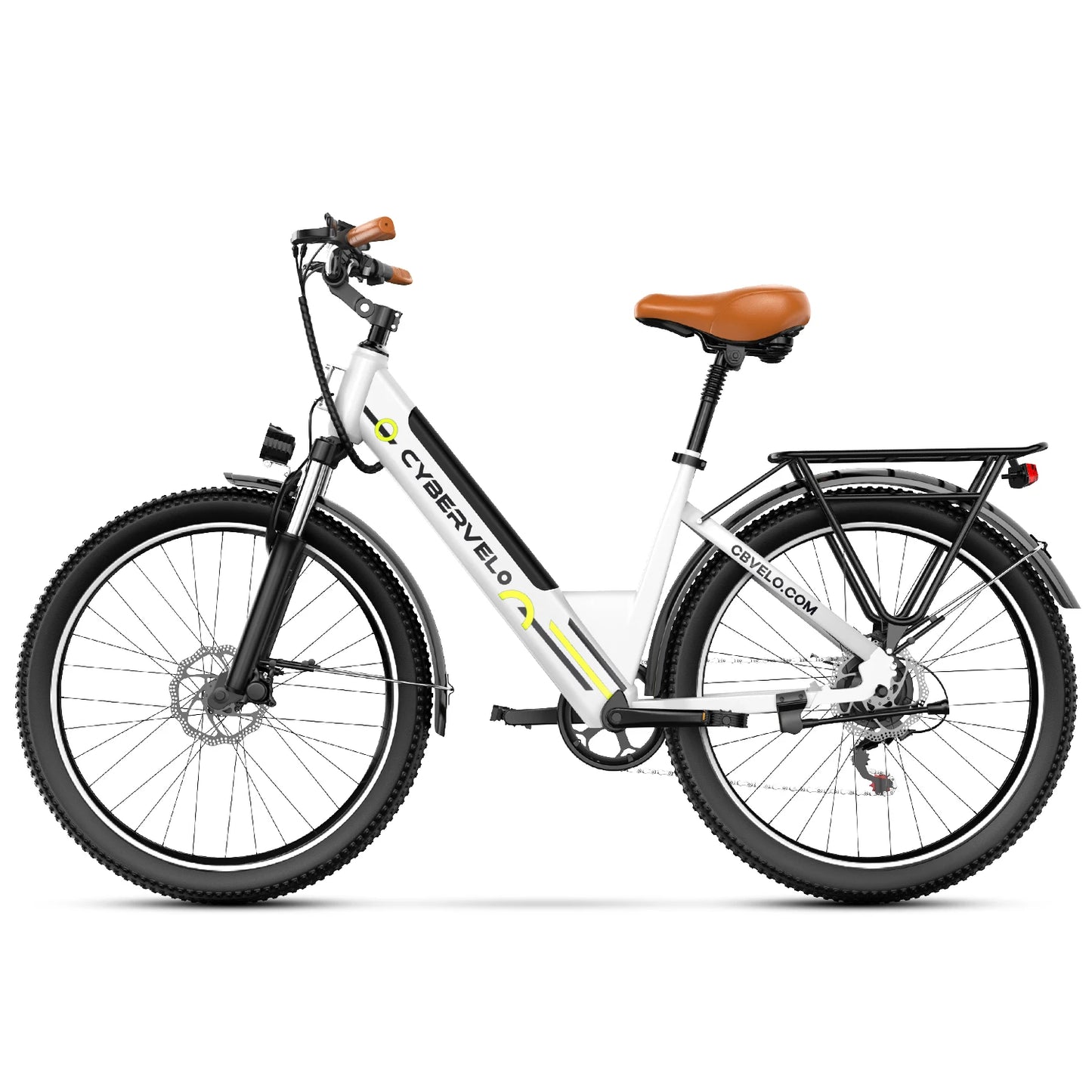CYBERVELO Urban Commute EK2 Electric Bike With 1000W Peak Motor