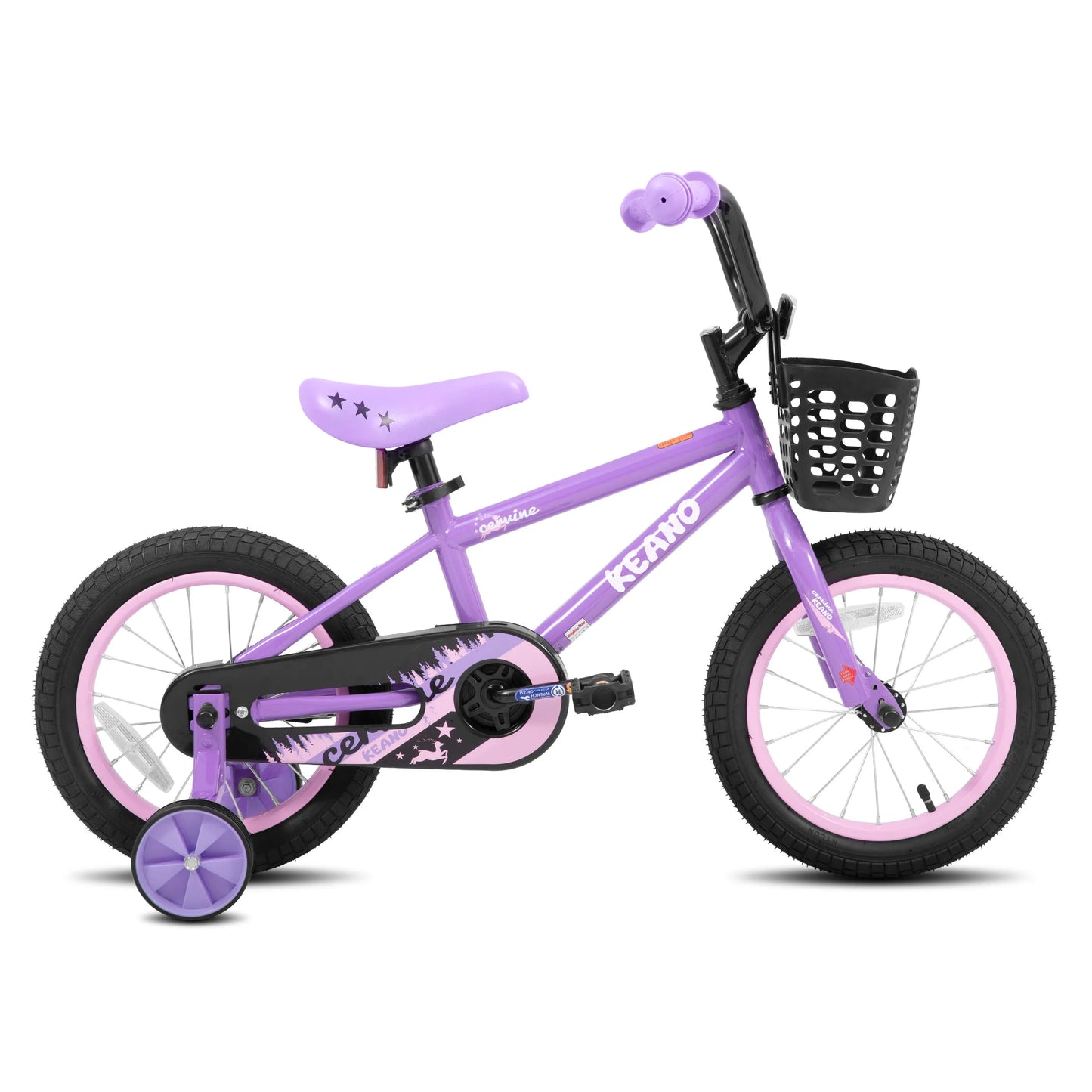JOYSTAR Kids Bike For Girls With Training Wheels Basket