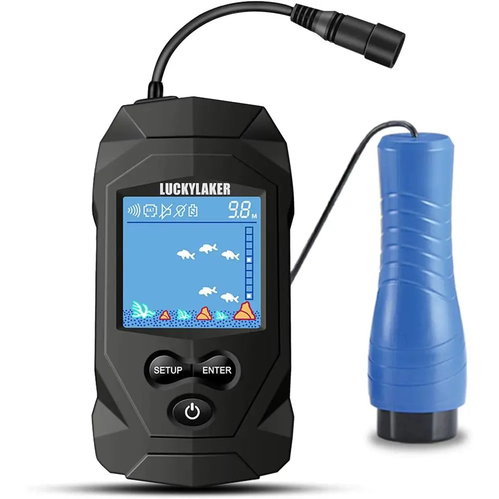 Portable Handheld Ice Fishing Fish Finder With LCD Display Monitor