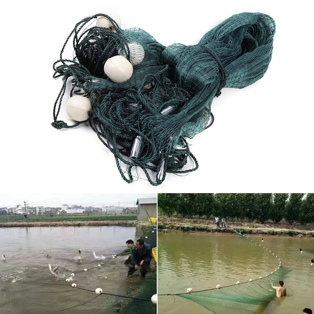Polyethylene Fishing Net With Encrypted Mesh Prevents Fish Escape