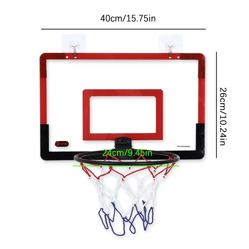 Mini Basketball Hoop Indoor For Kids And Adults Door Mount