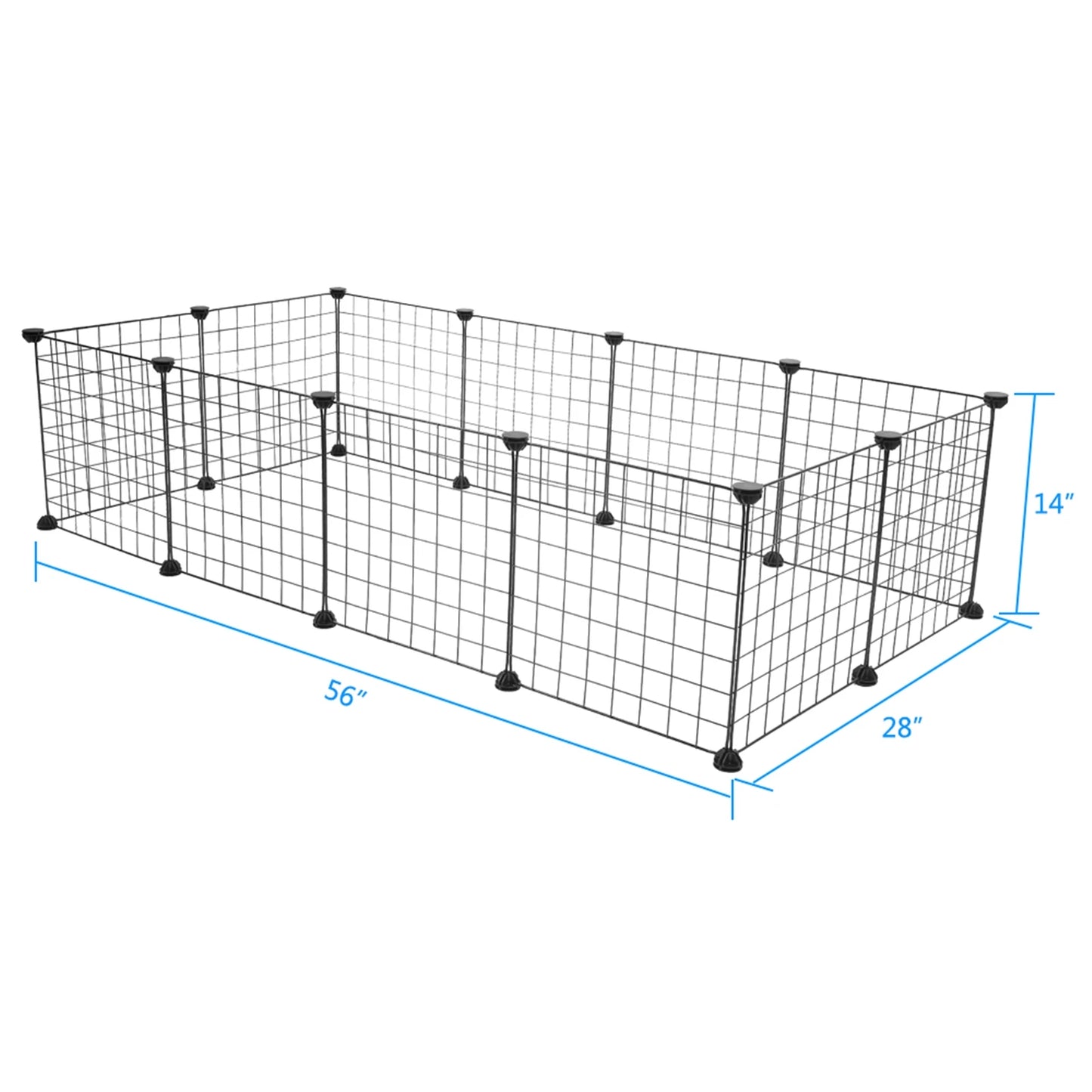 Pet Playpen For Small Animals Indoor Portable Metal Wire Fence For Rabbits