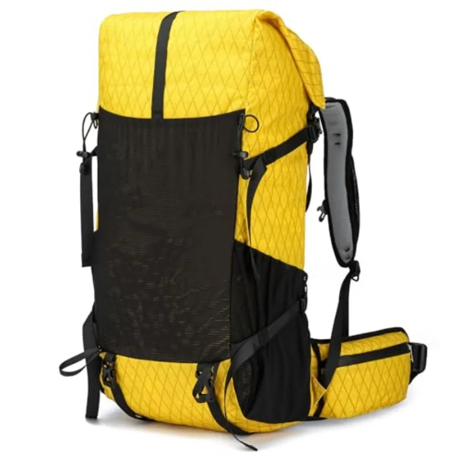 Hiking Backpack, 40L to 50L Extra Large Capacity Hiking Bag, Internal Frame Camping Backpack, Upgraded X-PAC Lightweight Sport