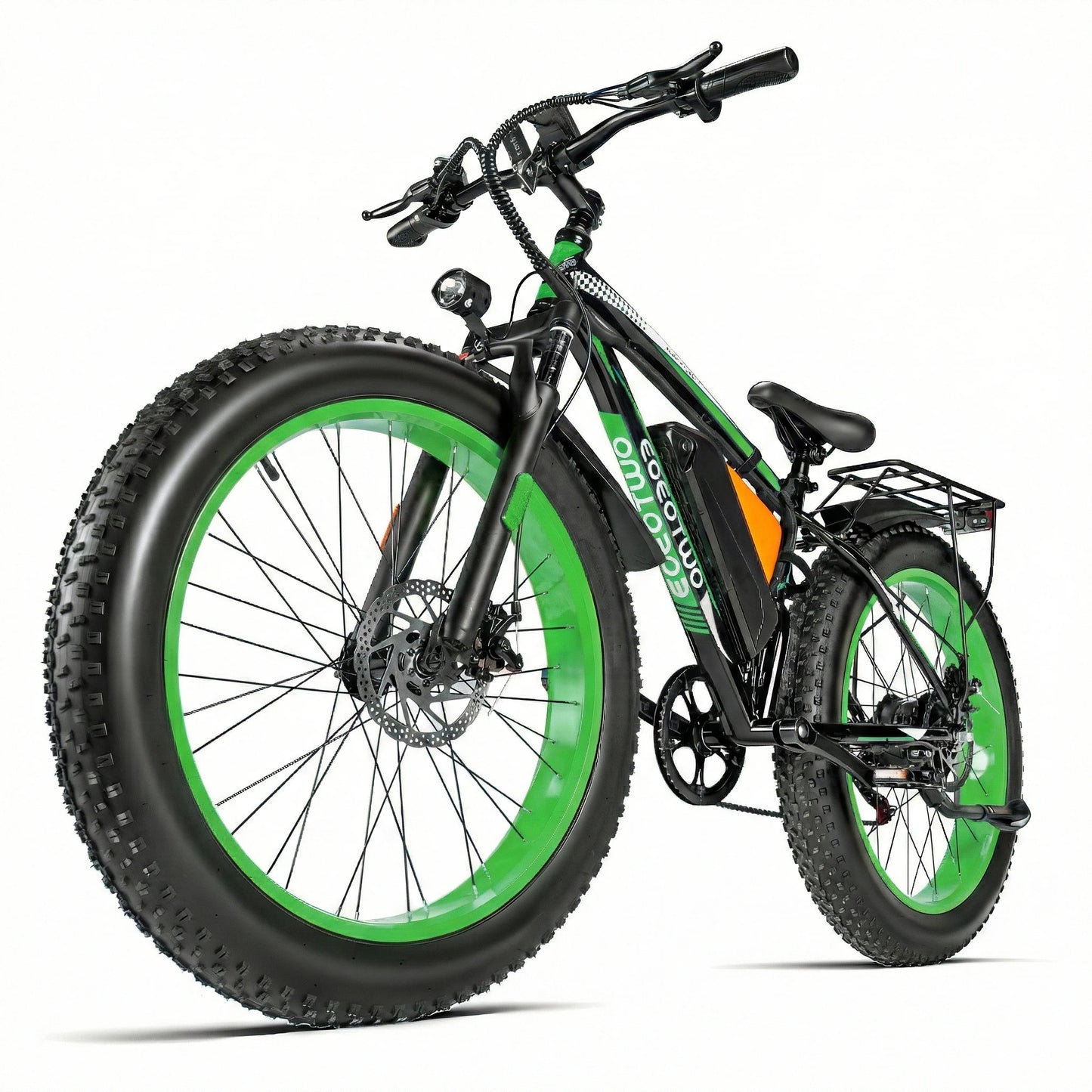EOEOTWO Fat Tire Electric Bike 48V 20Ah Battery 1000W Motor Up To 30 MPH
