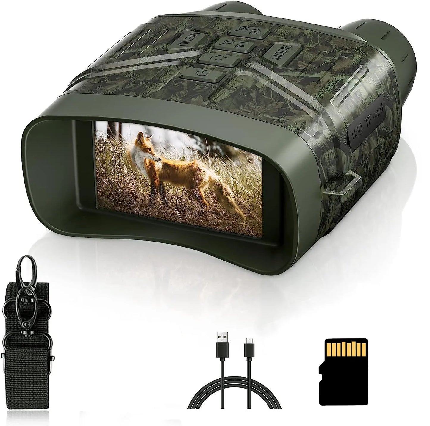 HrvzdvwEyepiece 4K Night Vision Binoculars With Rechargeable Battery