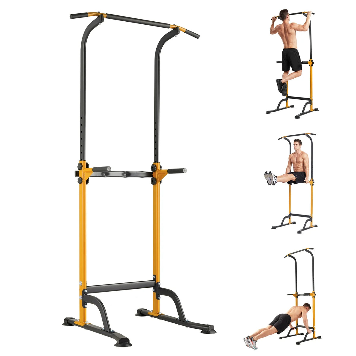 HiMISS Power Tower Pull Up Dip Station Home Gym Trainer