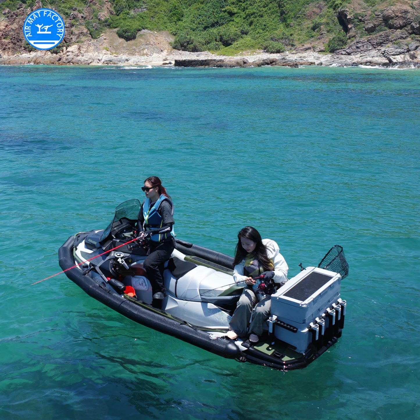 EJIA Inflatable PVC Jet Ski Collar For Yamaha Motorboats Rescue