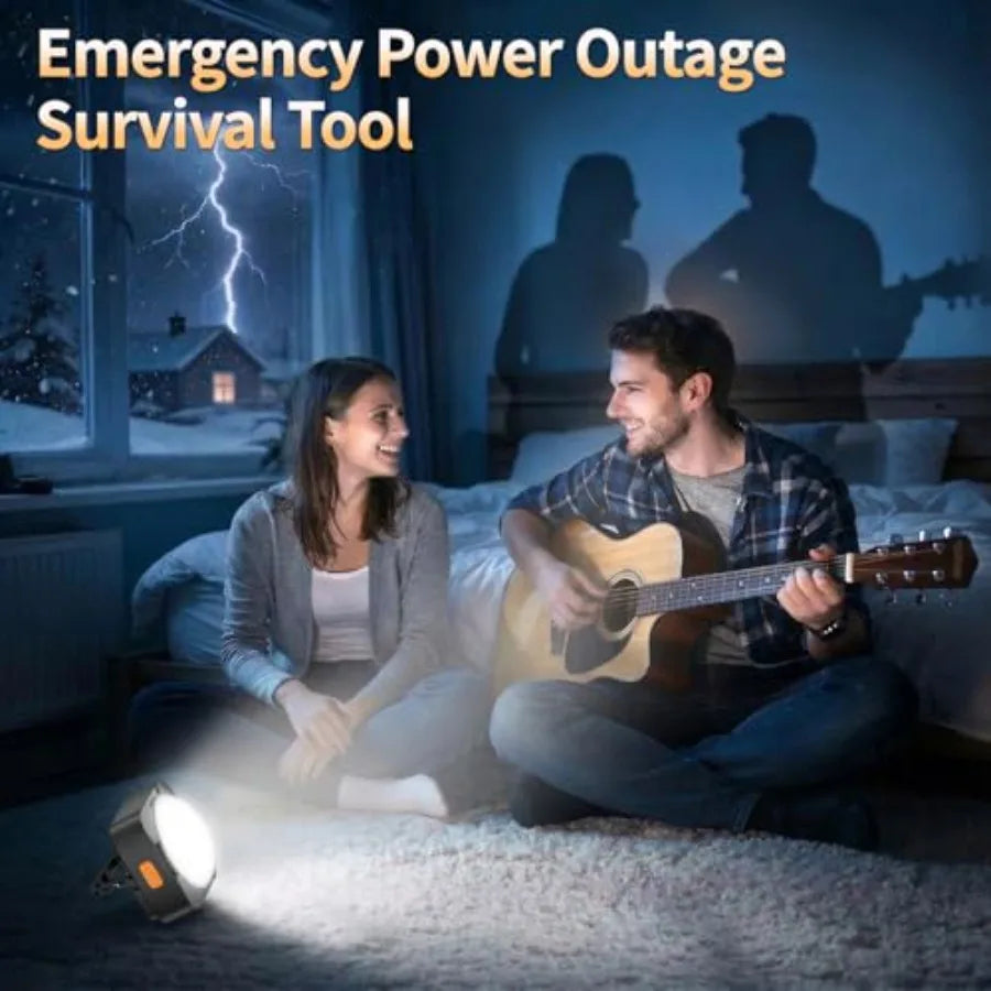 Rechargeable Portable LED Camping Lantern for Tents and Outdoor Use