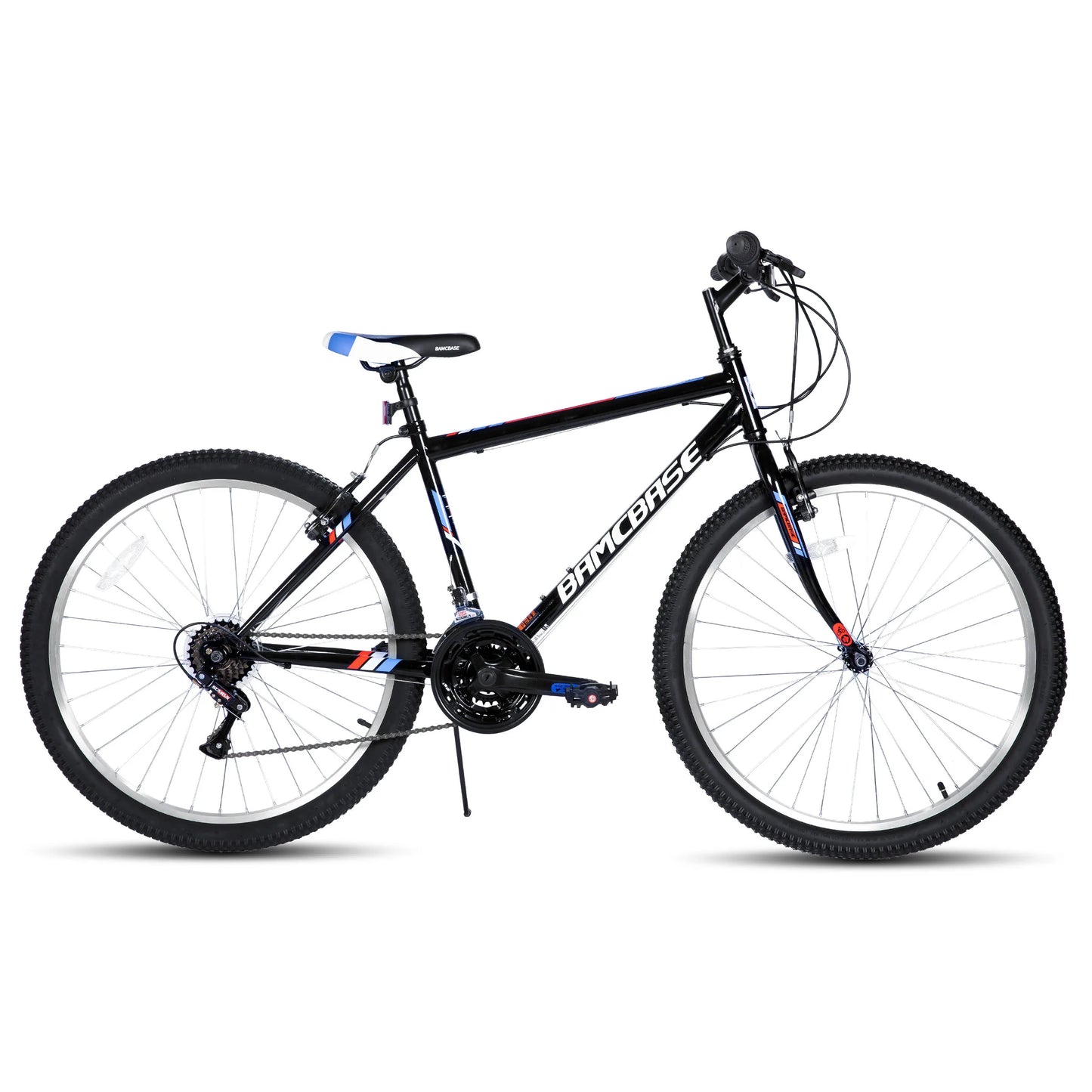 HILAND 18-Speed Mountain Bike Unisex Steel Frame MTB