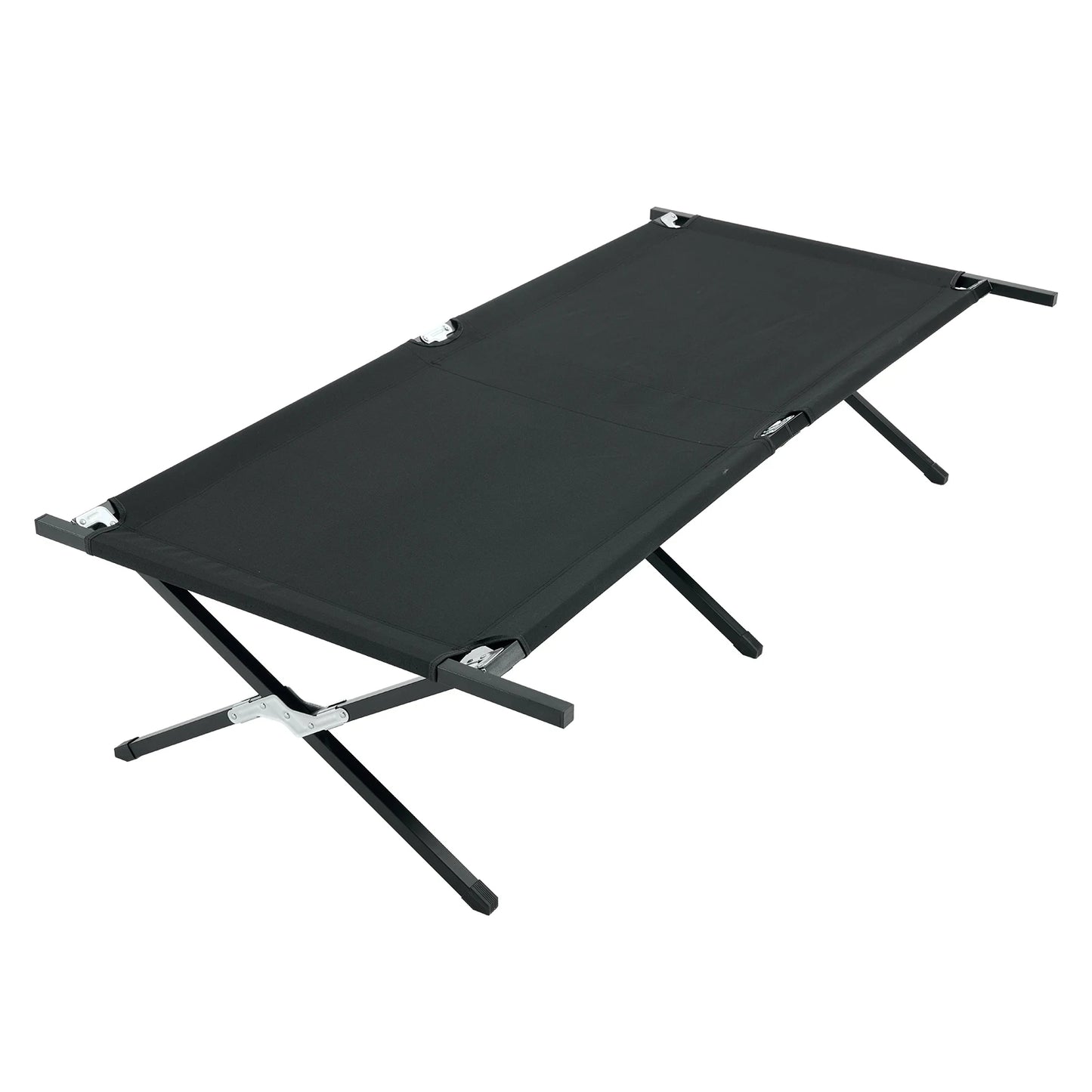 JHK Portable Folding Camping Cot Bed 300 Lbs Capacity Outdoor