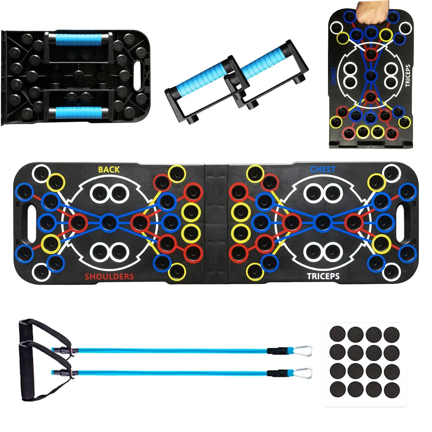 Altruism Push Up Support Board S-Shaped Rack for Full-Body Fitness