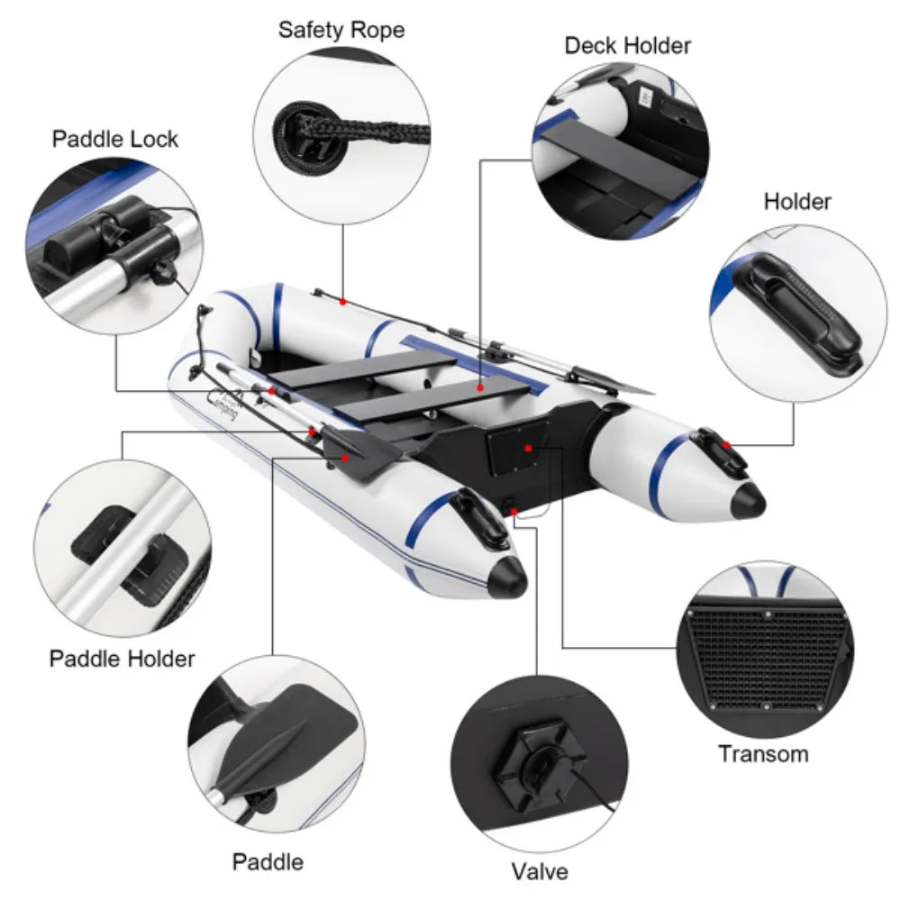 RecabLeght Inflatable Assault Boat For Water Rescue And Fishing