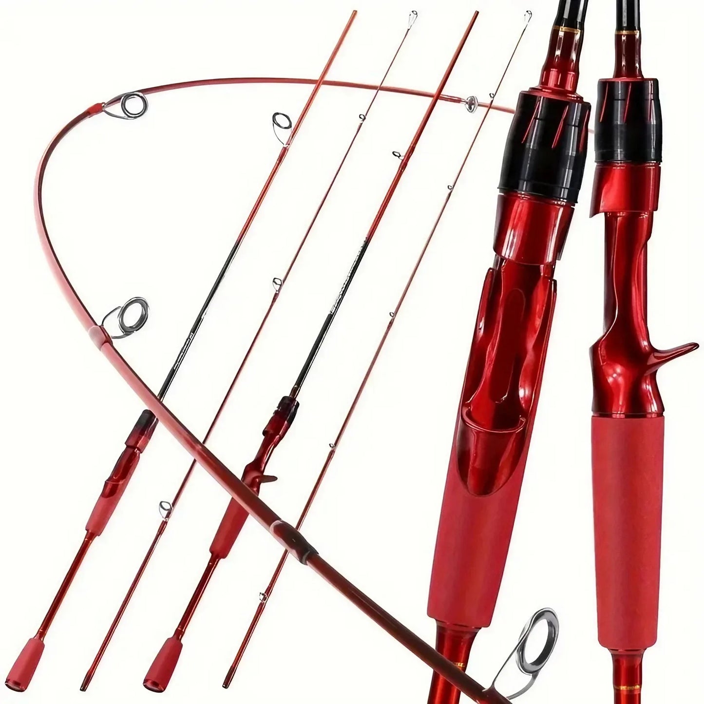Carbon Fiber Fly Rod With Ceramic Guide Rings Ultralight