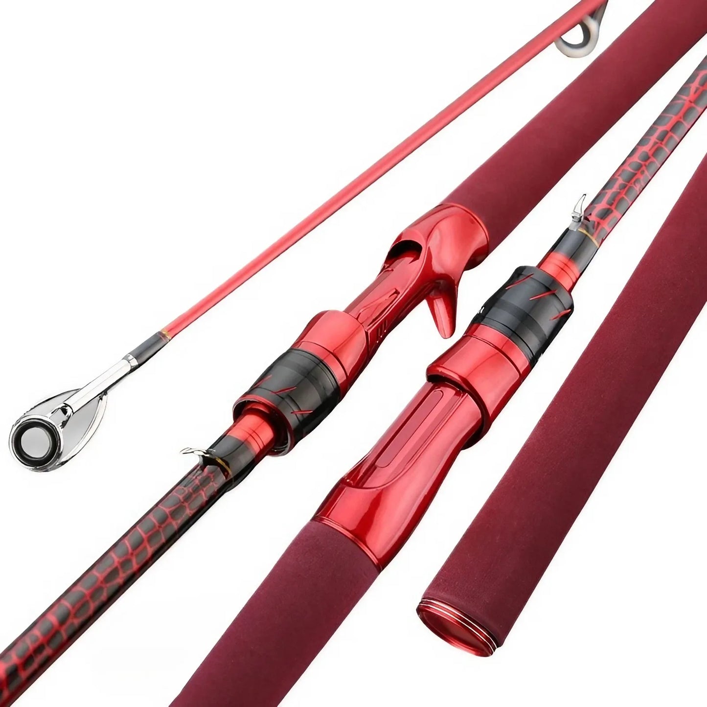 Carbon Fiber Fly Rod With Ceramic Guide Rings Ultralight