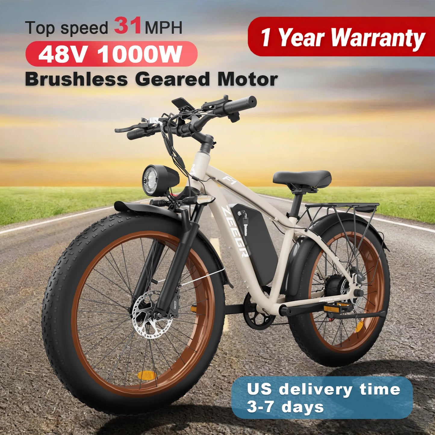 Moobelo M1 2000W Dual-Motor Fat Tire Electric Bicycle