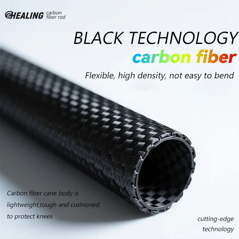 Okhealing Carbon Fiber Trekking Poles Ultra Lightweight Folding Hiking Sticks