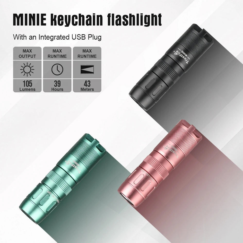 TrustFire MINIE EDC LED Flashlight Magnetic Rechargeable Keychain