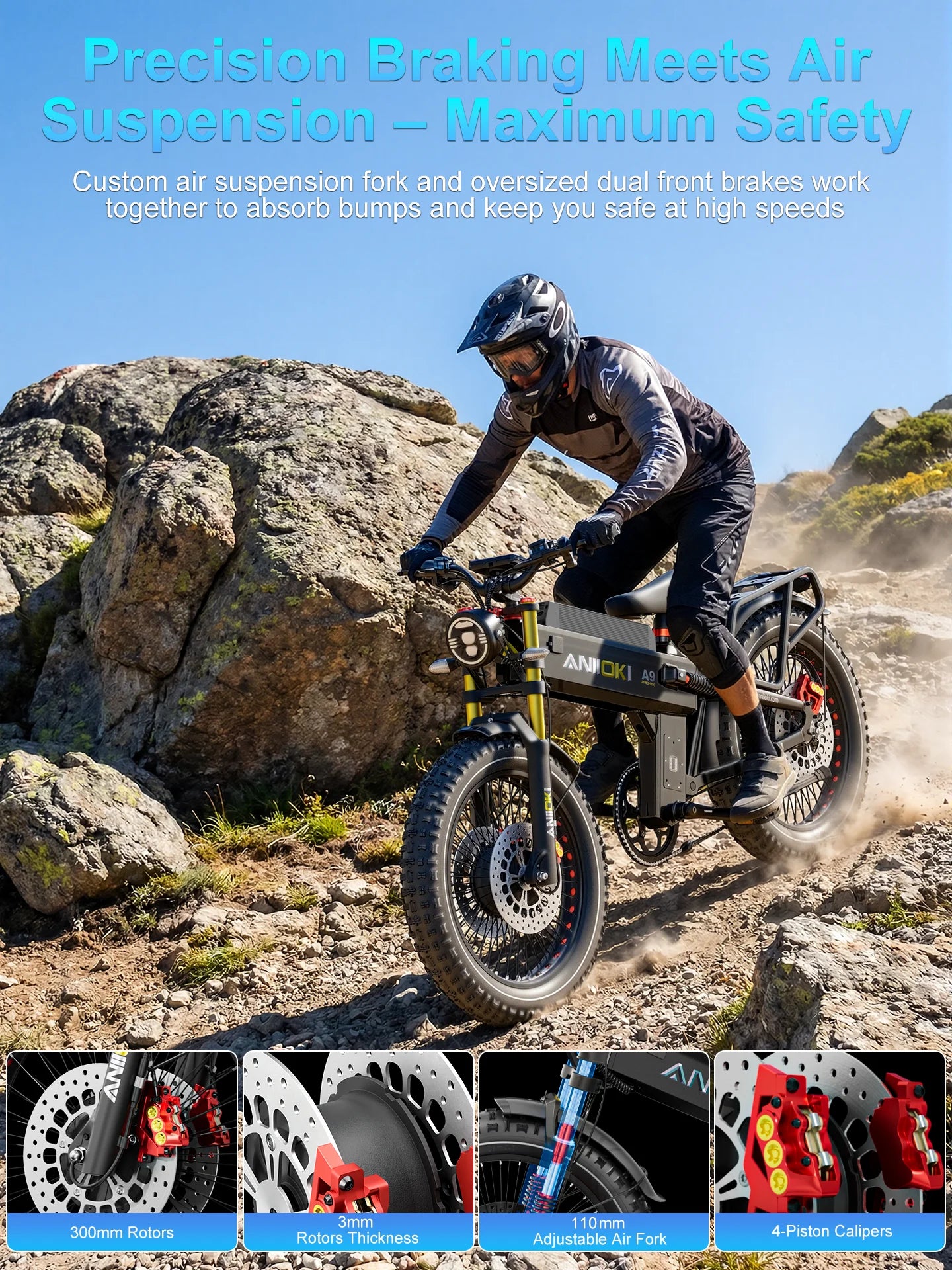 Electric Bike 6000W Dual Motor AWD Fat Tire 60V Plus