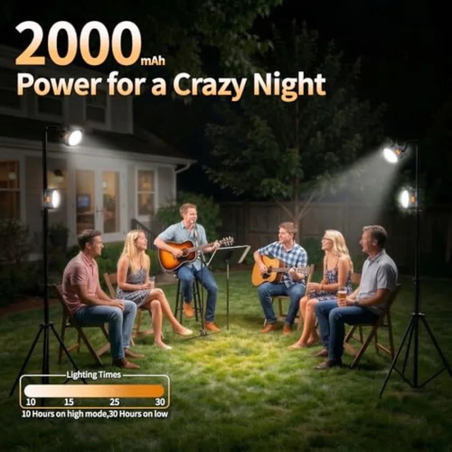 Rechargeable Portable LED Camping Lantern for Tents and Outdoor Use