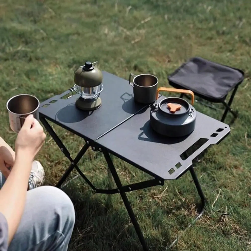 Portable Folding Camping Table Iron Picnic Table For Outdoor Use