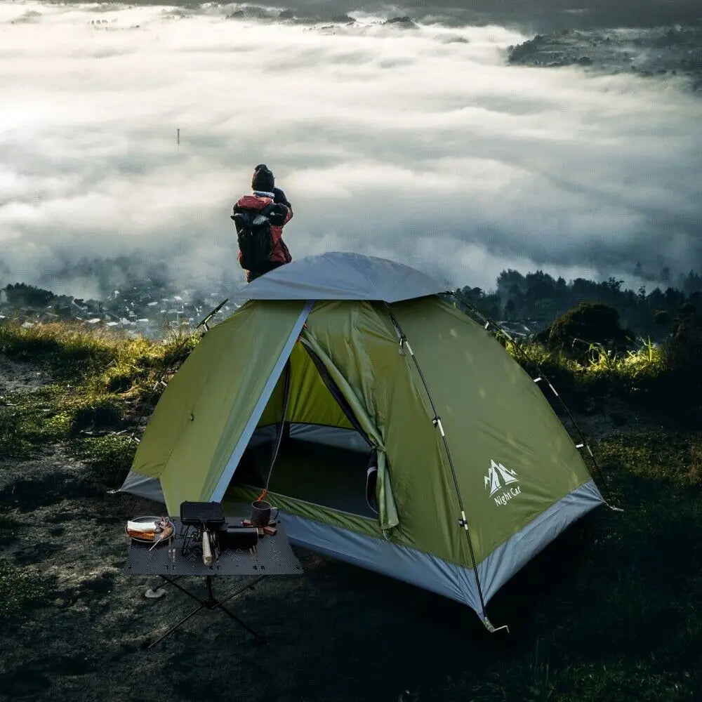 Night Cat Upgraded Backpacking Tents 1- 2 Persons Easy Clip Setup Camping Tent Adults Heavy Rainproof Compact Lightweight