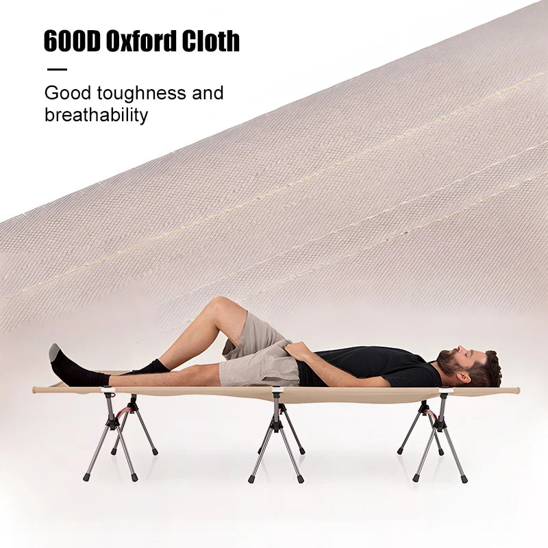 WESTTUNE Portable Folding Bed Ultra Light Aluminum For Camping