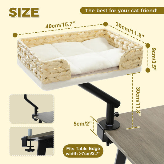 PAWZ Road Cat Desk Bed 360 Degree Rotatable Stand Premium