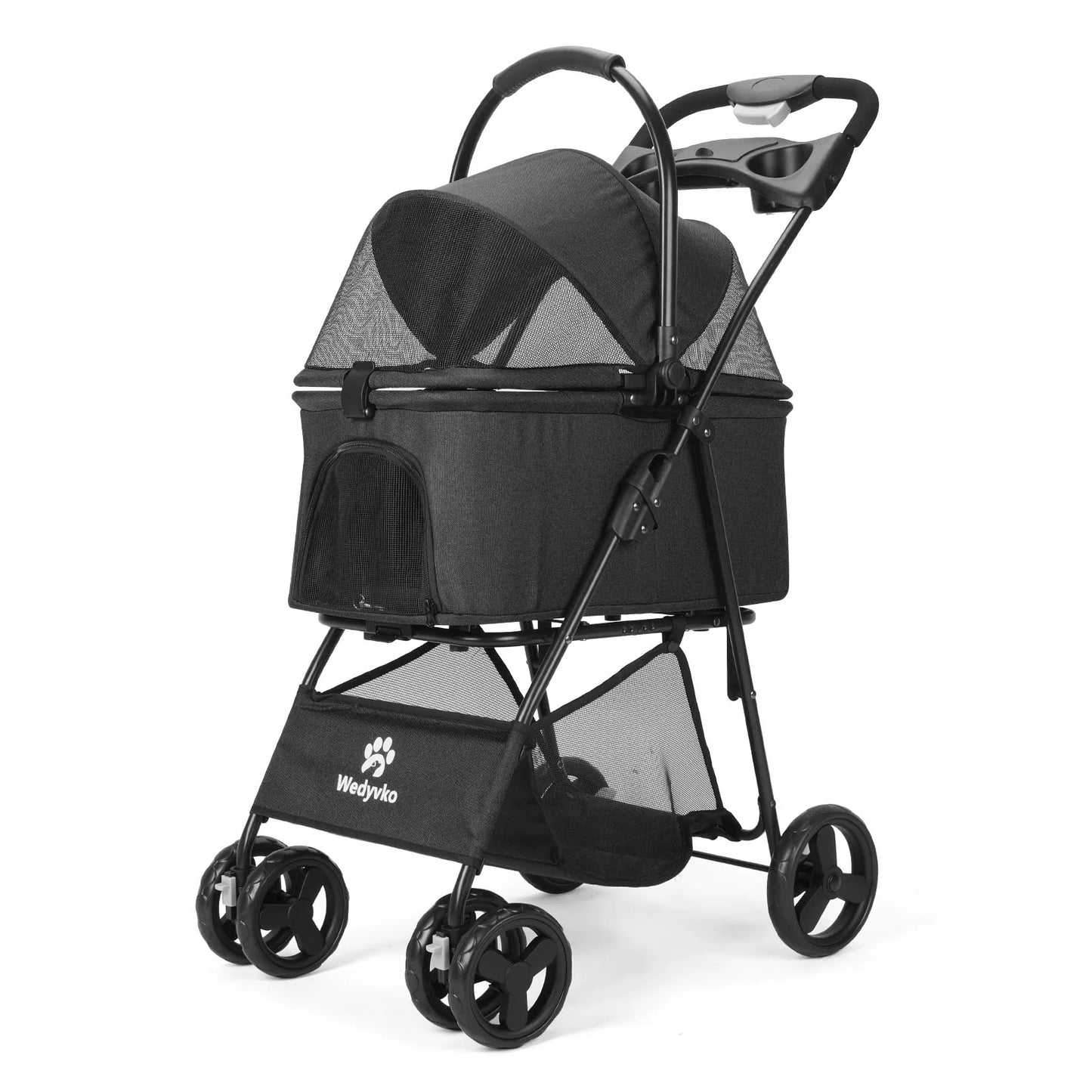 Three In One Pet Stroller With Removable Carrier Waterproof