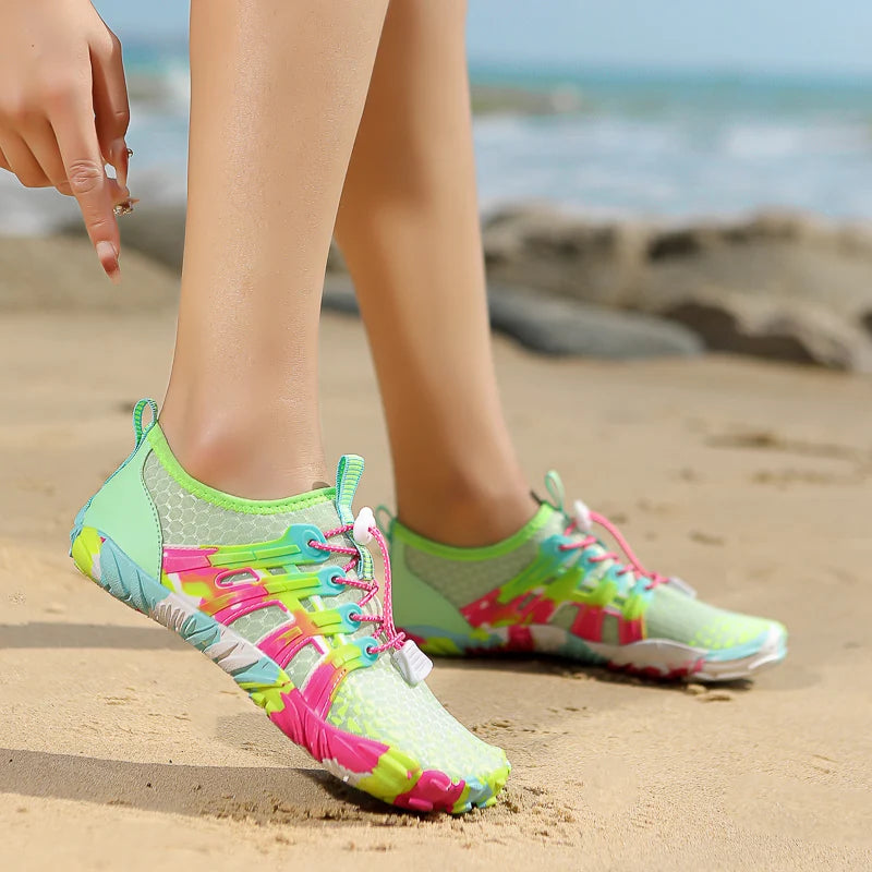 Quick Dry Five Finger Water Shoes Non Slip Breathable Beach