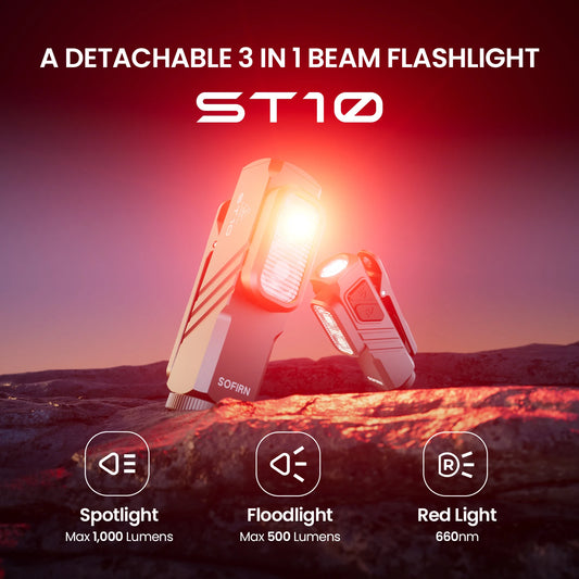 Sofirn Mini ST10 1000LM EDC Flashlight USB C 14500 Rechargeable
