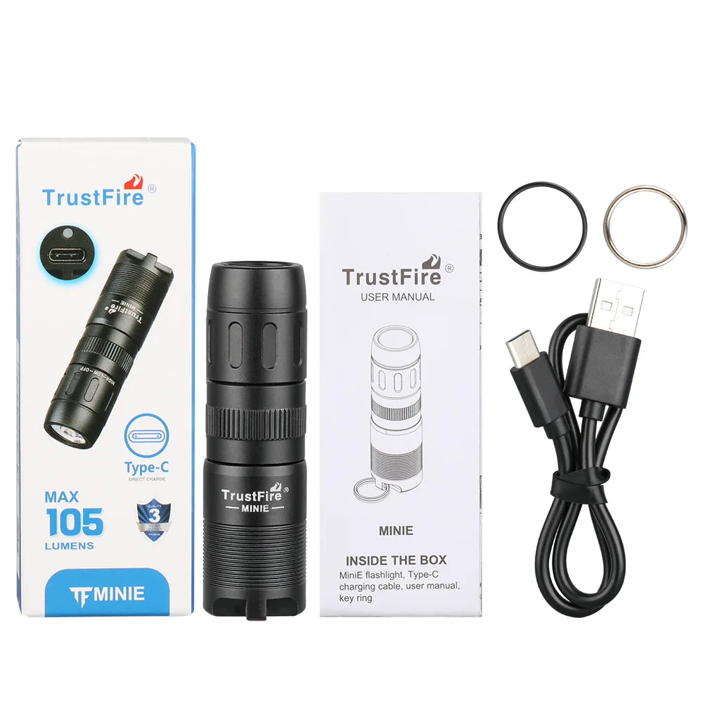 TrustFire MINIE EDC LED Flashlight Magnetic Rechargeable Keychain