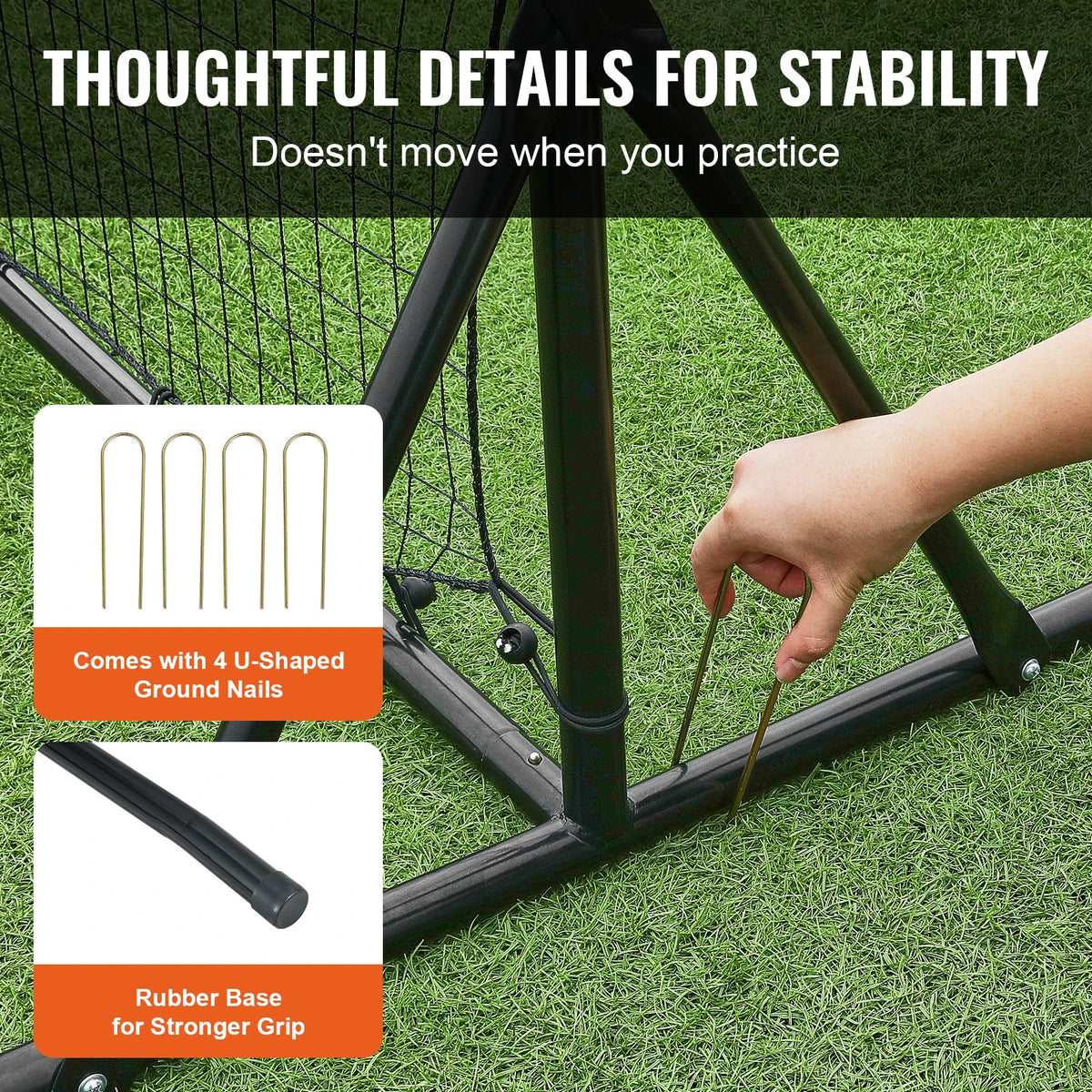 Portable Soccer Rebounder Net for Football Training and Backyard Practice