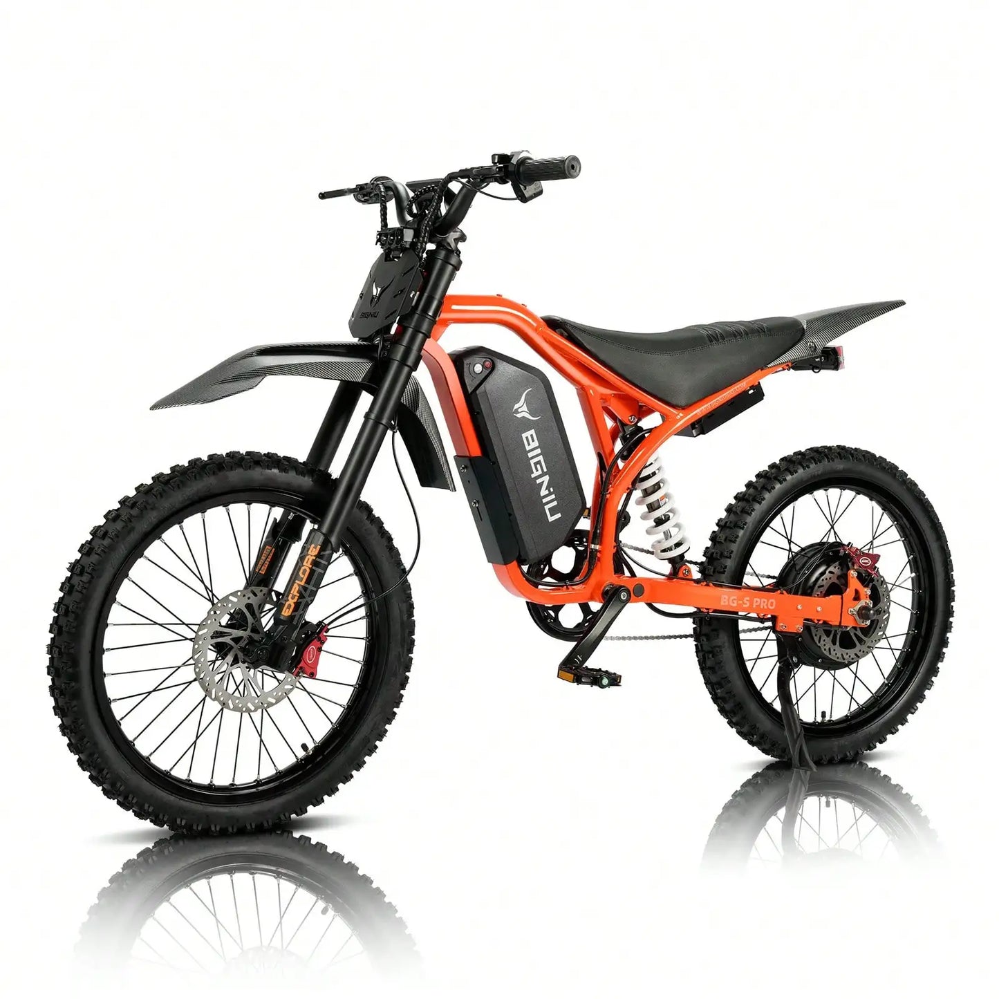 BIGNIU BG-S Pro Electric Bike 3000W 40MPH Full Suspension Off-Road