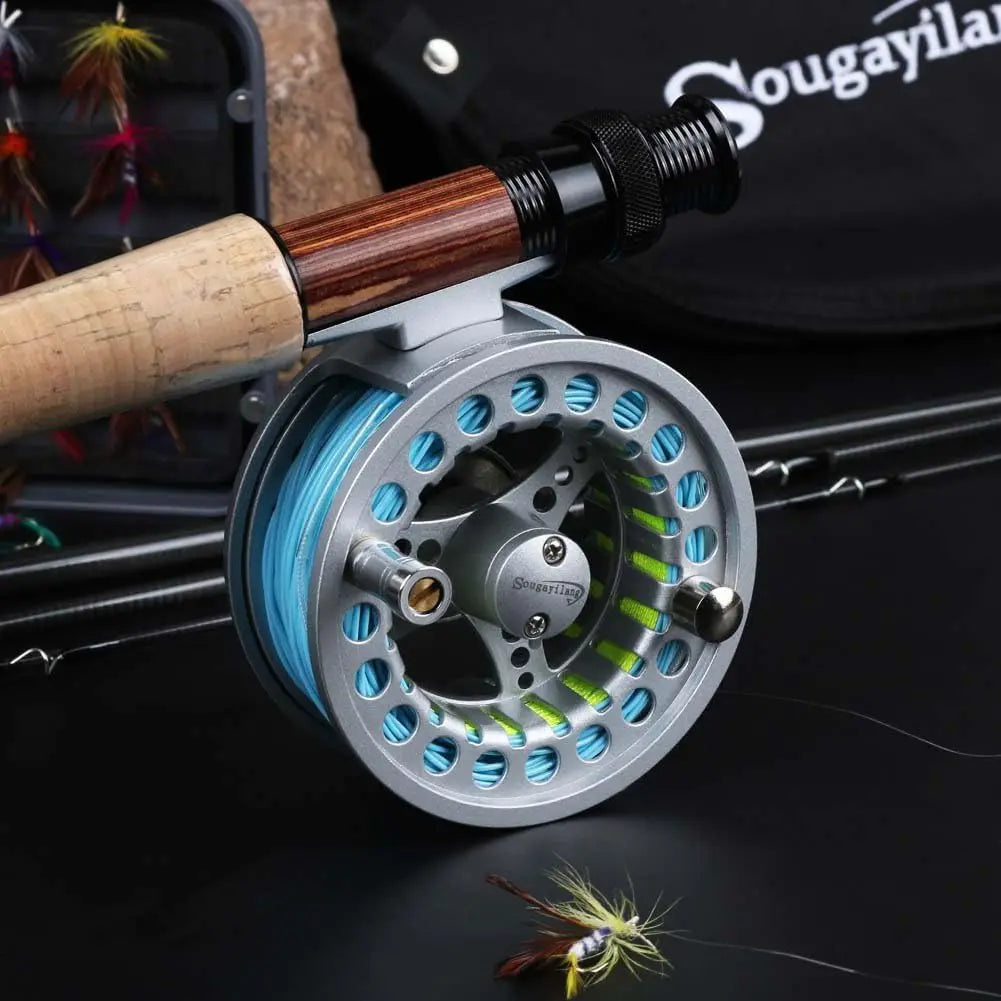 Fly Fishing Rod and Reel Combo Kit Saltwater and Freshwater