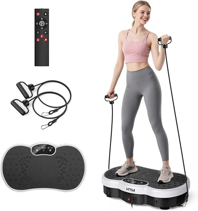 HTMM Fitness Vibration Plate Whole Body Machine 120 Speed Levels