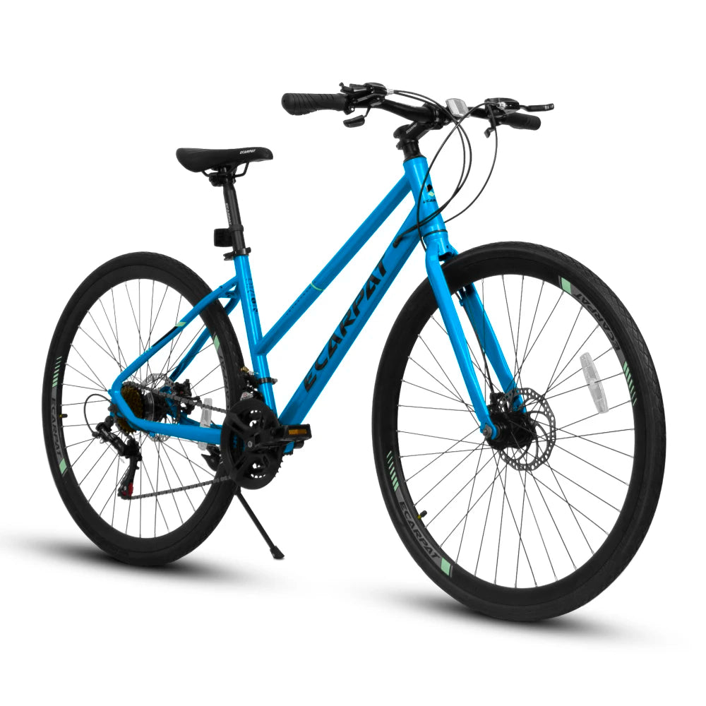 21-Speed Road Bike With Dual Disc Brakes For Urban Commuting