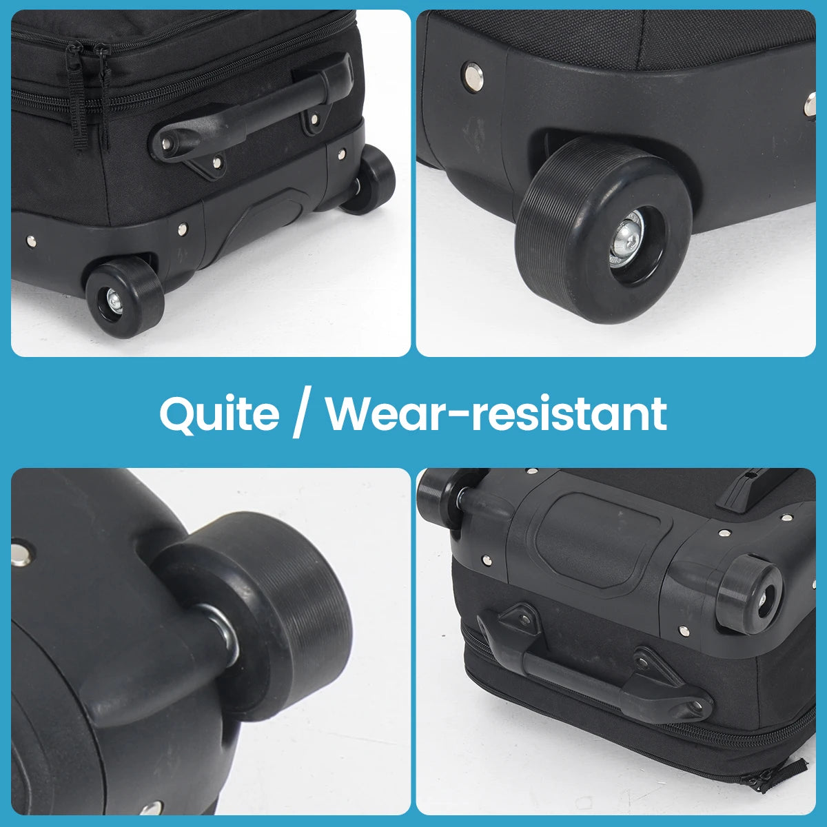 Wheeled Ski And Snowboard Bag Carrier Case For Winter Sports