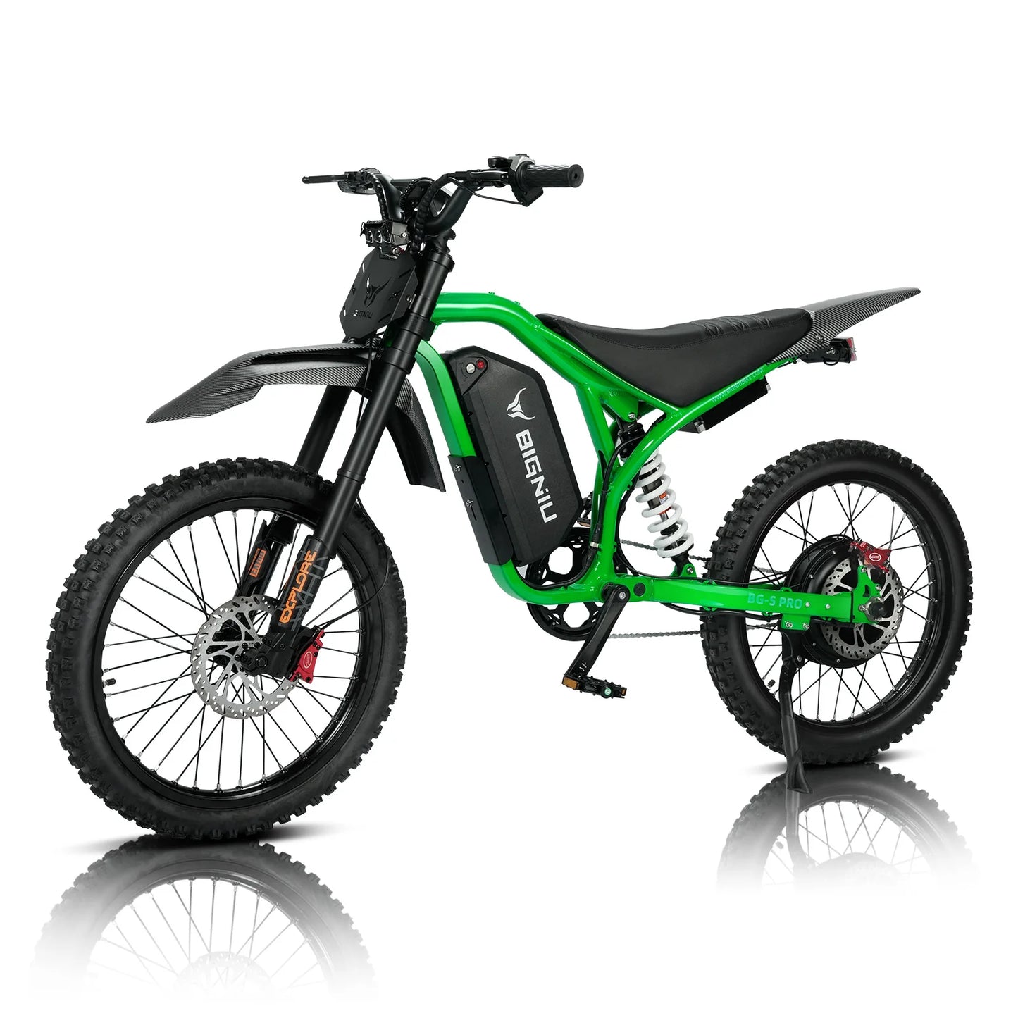 BIGNIU BG-S Pro 3000W Fat Tire Electric Bike with Suspension