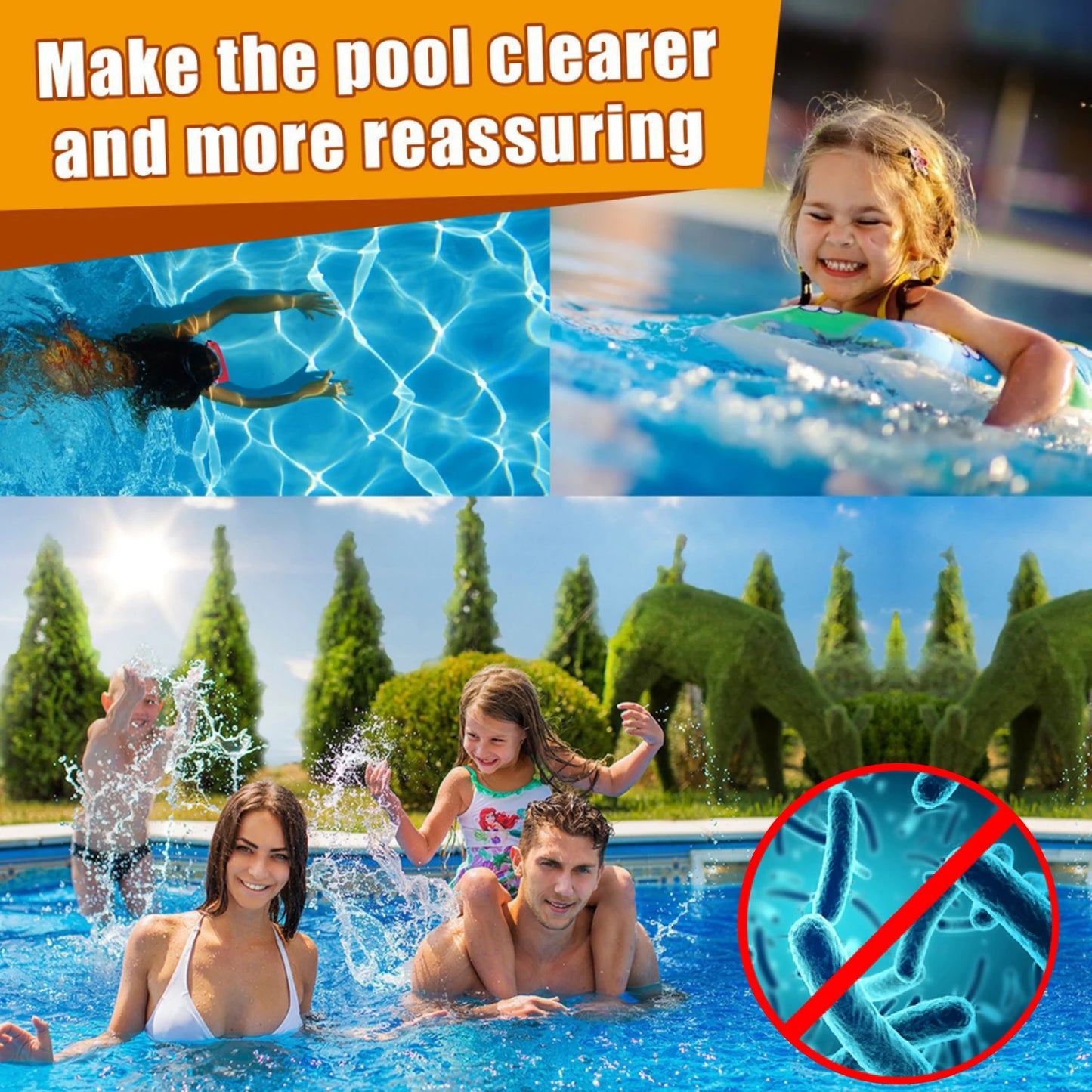 Keezumy Stabilized Chlorine Tablets For Swimming Pools