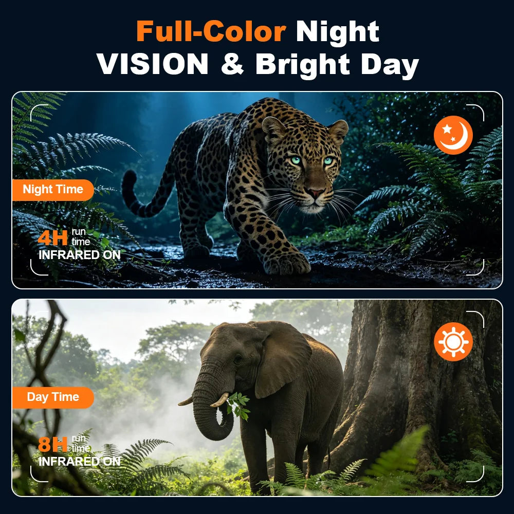 GTMEDIA V6 Pro 4K IR Night Vision Binoculars 8x Zoom