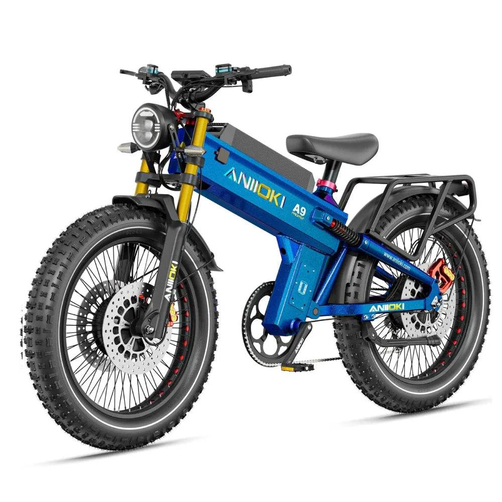 Electric Bike 6000W Dual Motor AWD Fat Tire 60V Plus