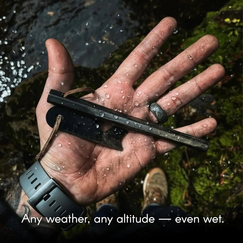 Waterproof Survival Fire Starter Kit With Iron Magnesium Rod